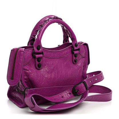 Balenciaga Agneau Arena Classic Hardware Mini Le City Azalee 4 of 11