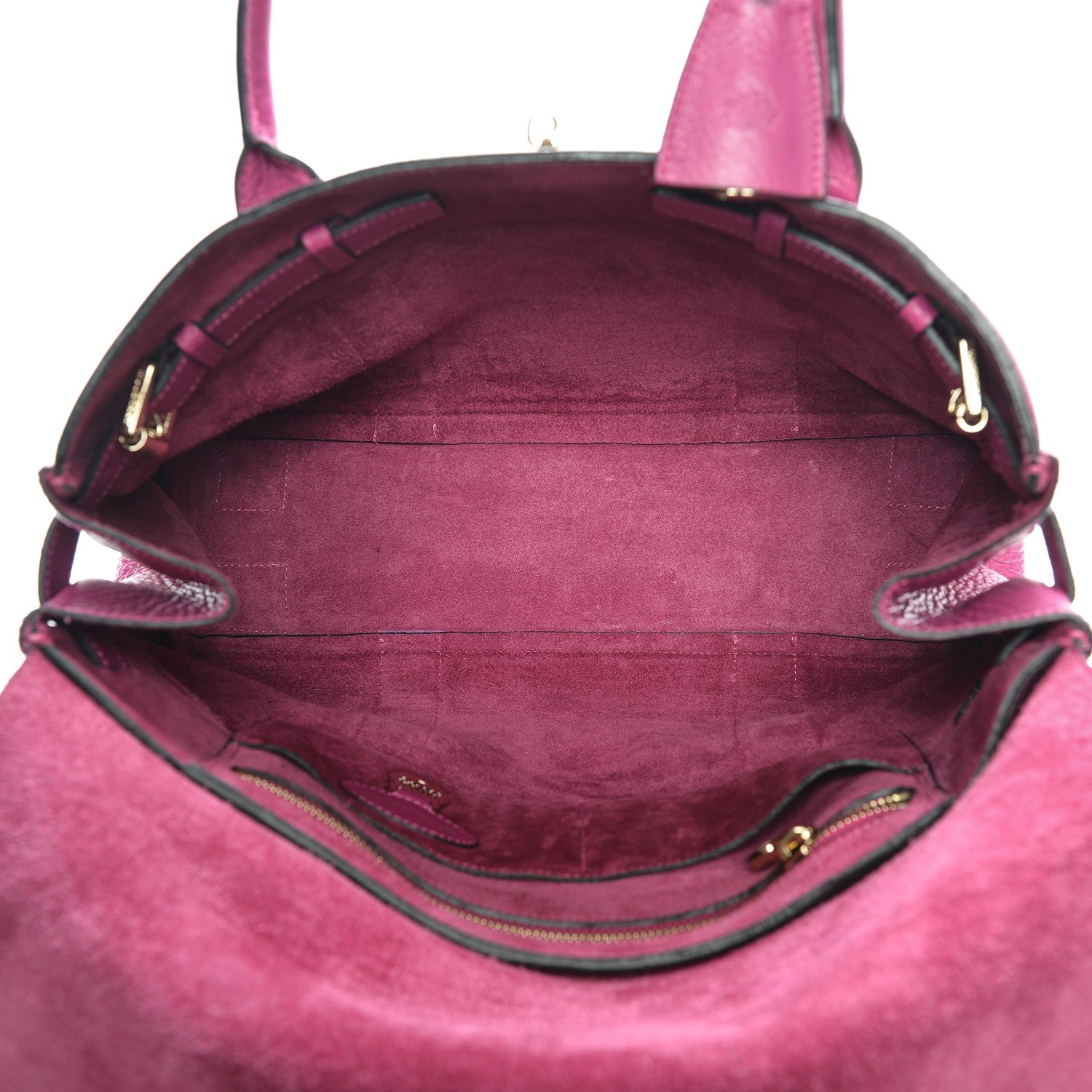 Mulberry Spongy Pebbled Calfskin Bayswater Hot Fuchsia 5 of 7