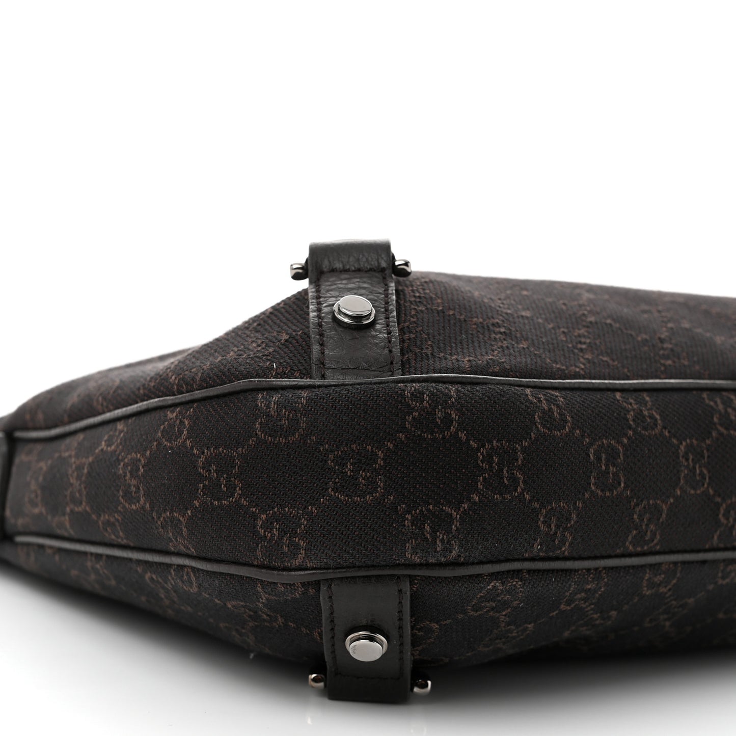 Denim Monogram Abbey D Ring Hobo Brown