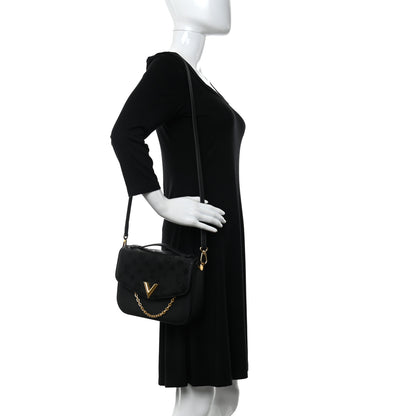 Louis Vuitton Calfskin Monogram Very Messenger Black 2 of 10