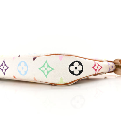 Louis Vuitton Monogram Multicolor Pochette Accessories White 9 of 10