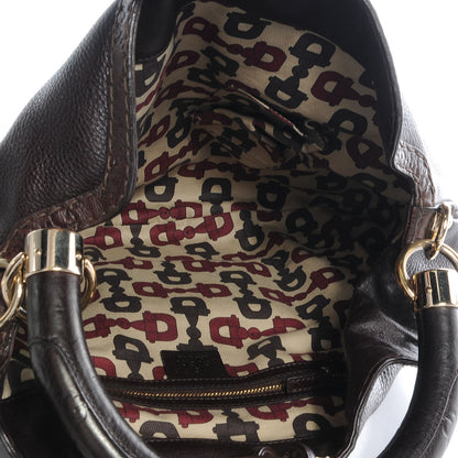 Gucci Leather Medium Indy Top Handle Bag Brown 5 of 7