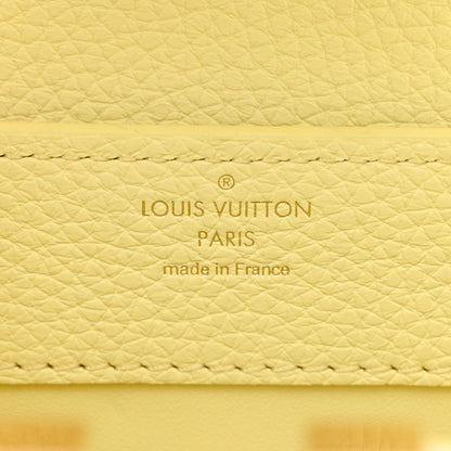 Louis Vuitton Smooth Calfskin Taurillon Beaded Mini Capucines Yellow Pink 6 of 10