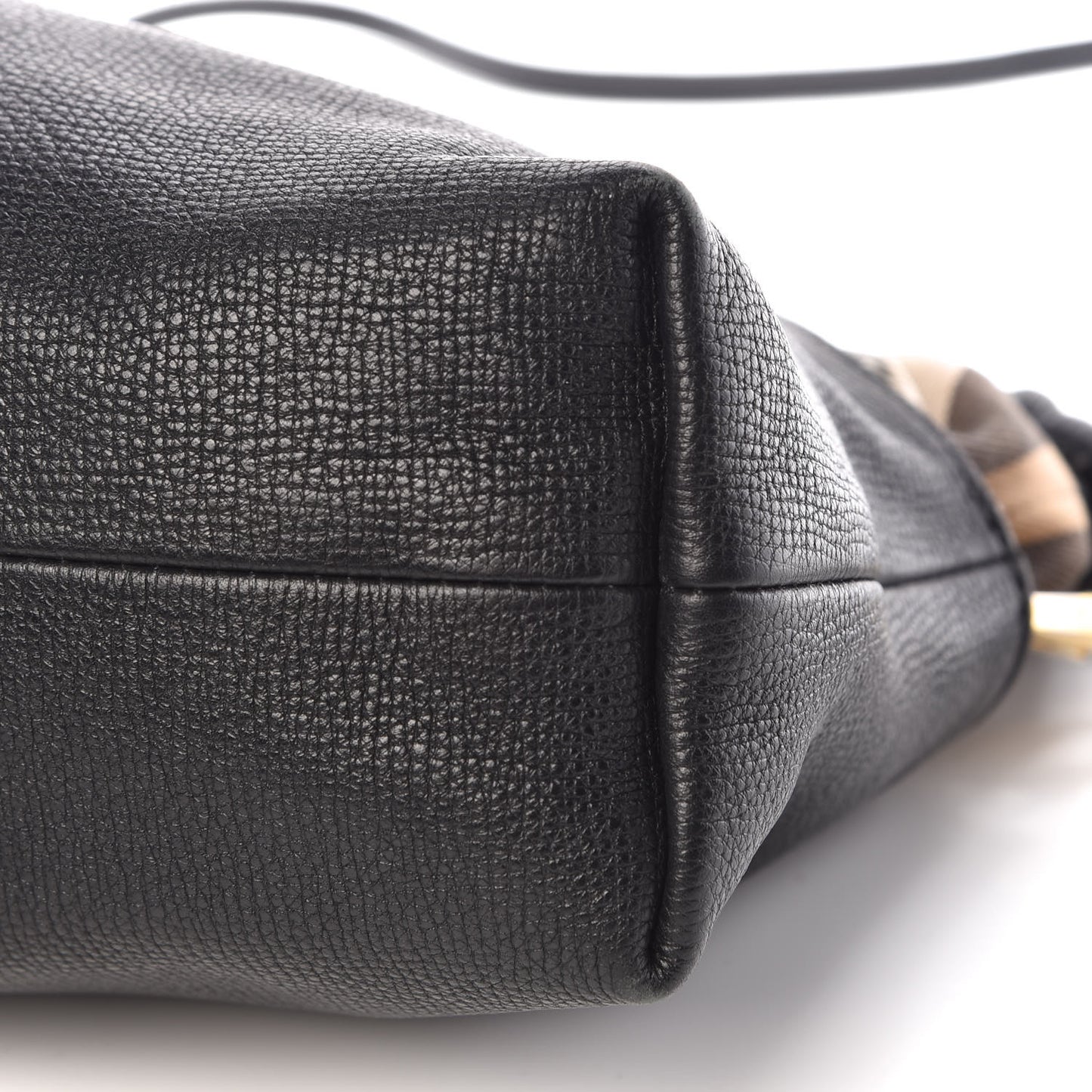 Calfskin House Check Little Crush Black