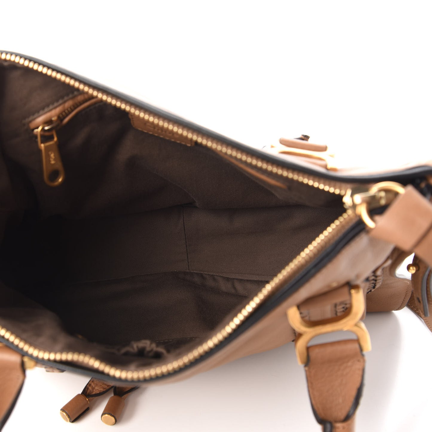 Calfskin Braided Medium Marcie Satchel Nut