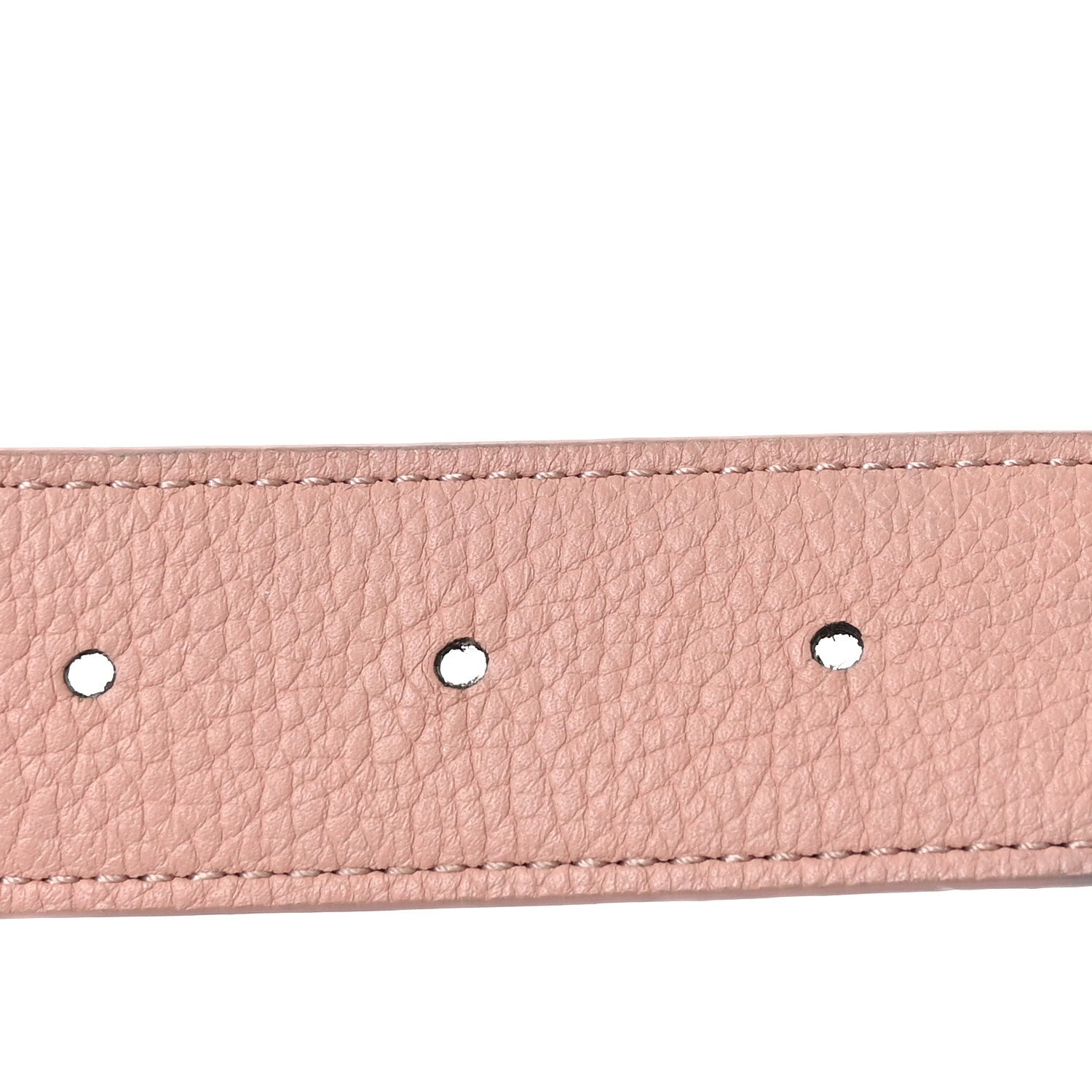 Louis Vuitton Calfskin Monogram 30mm LV Initiales Reversible Belt 80 32 Rose Ballerine 4 of 6