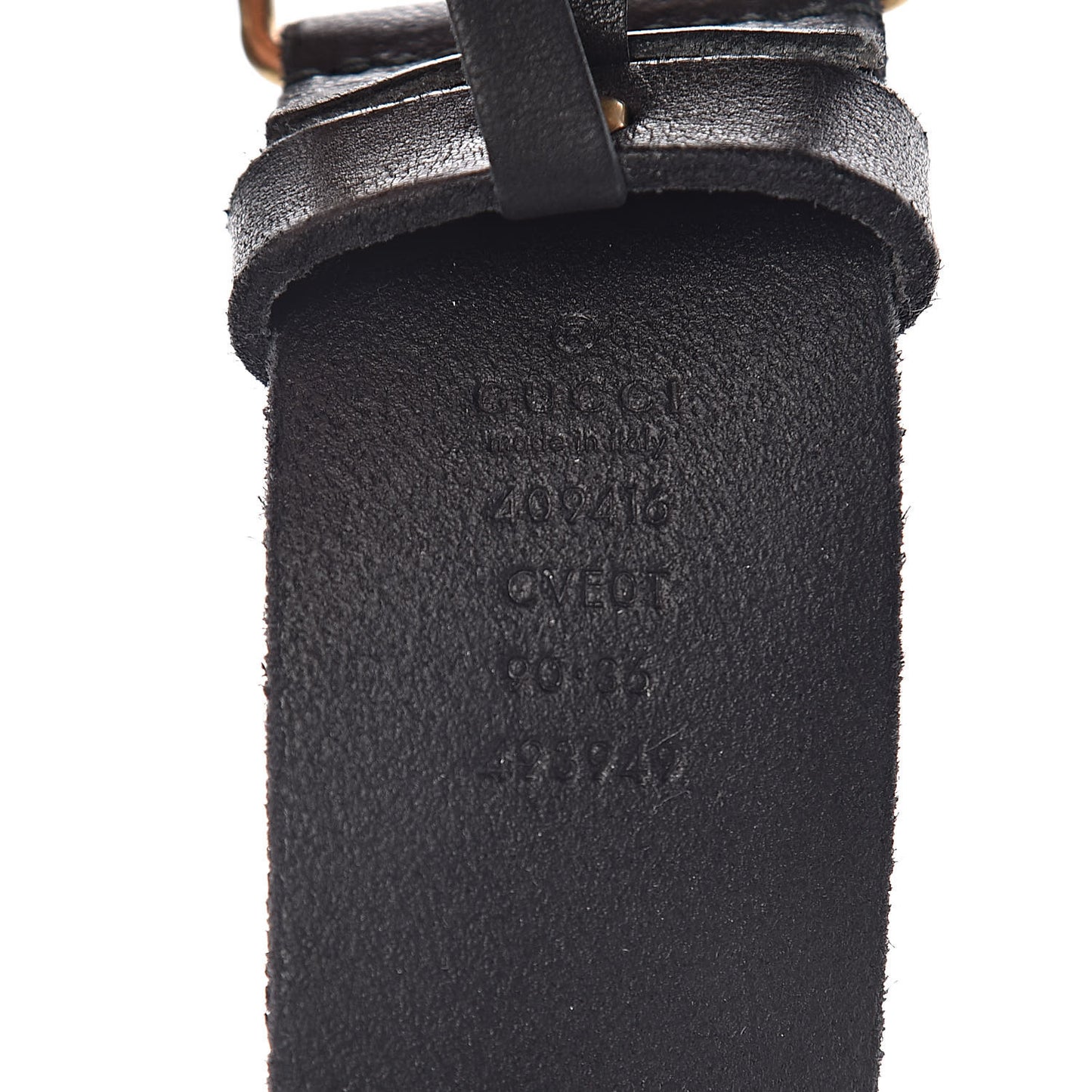 Faded Calfskin Double G 40mm Belt 90 36 Black
