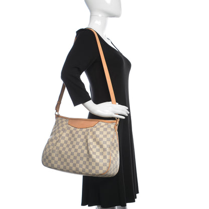 Louis Vuitton Damier Azur Siracusa MM 2 of 16