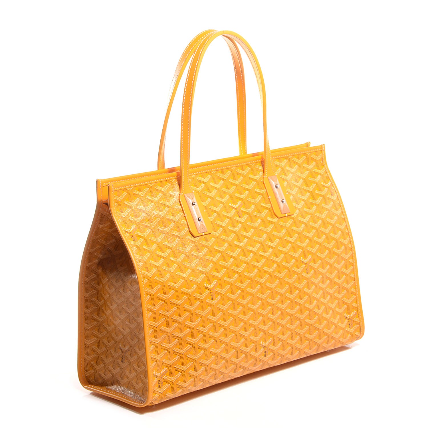 Goyard Goyardine Marquises Tote Yellow 3 of 13