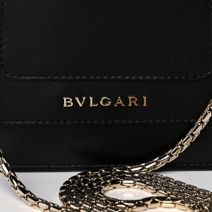 Bulgari Calfskin Serpenti Forever Crossbody Bag Black 10 of 14