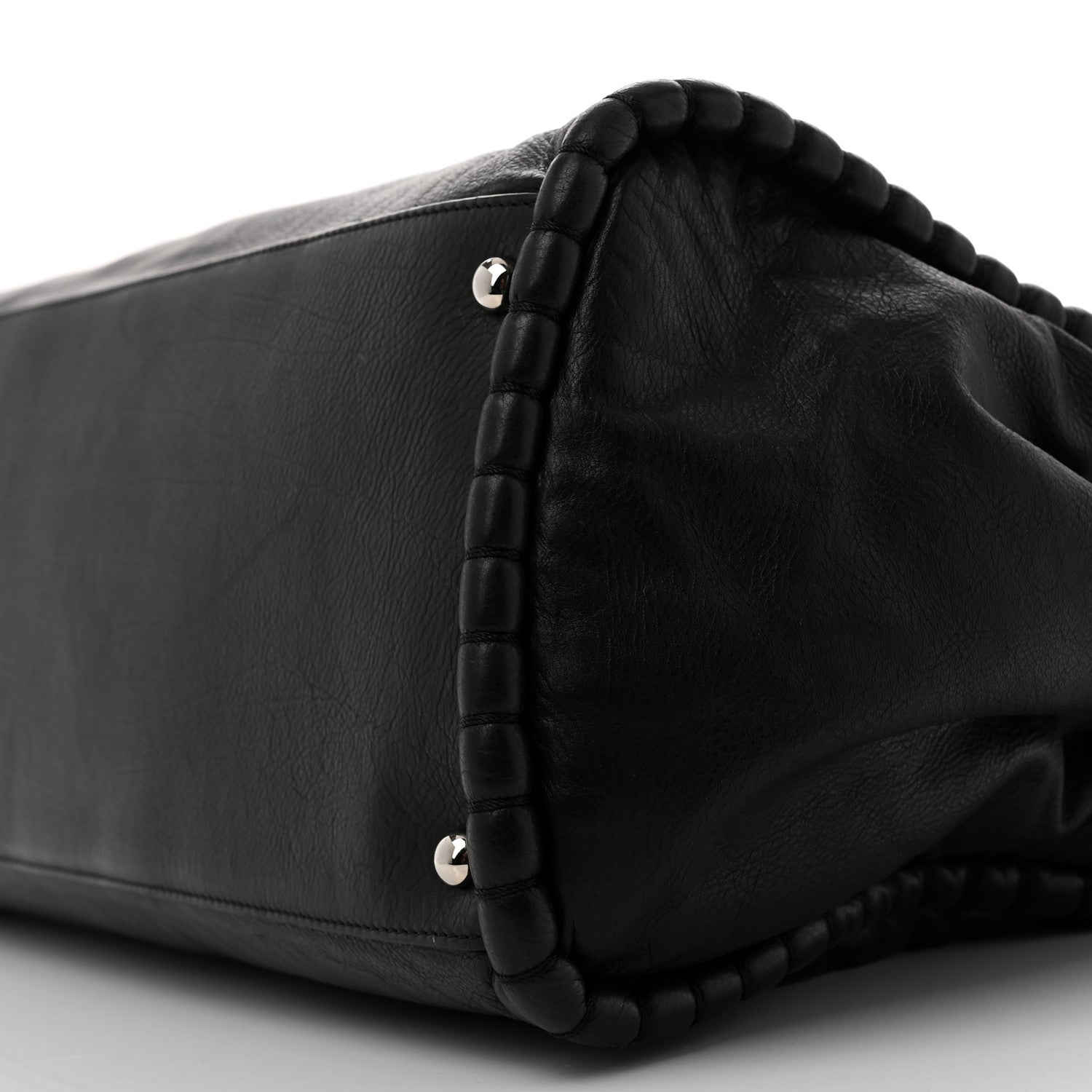 Chanel Calfskin On the Bund Open Accordion Tote Black 10 of 13