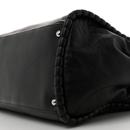 Chanel Calfskin On the Bund Open Accordion Tote Black 10 of 13