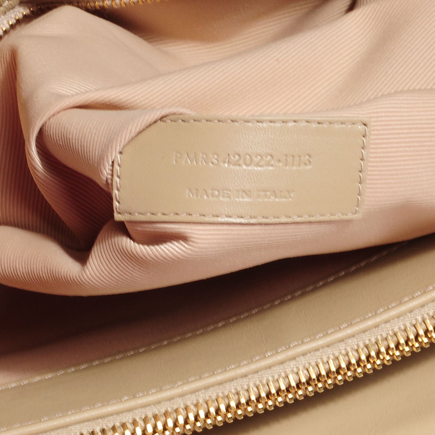 Matelasse Chevron Monogramme Shopper Beige