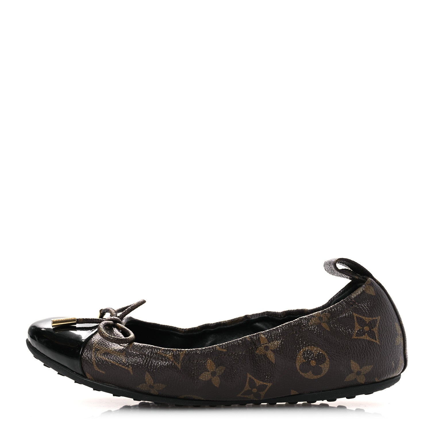 Louis Vuitton Monogram Flirty Ballerina Flats 37 Black 1 of 16