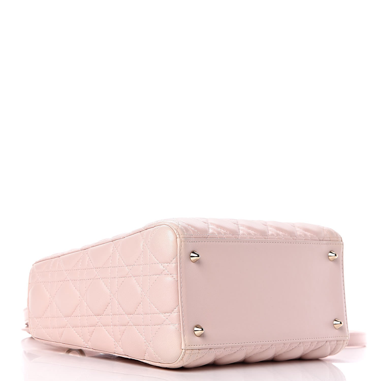 Christian Dior Lambskin Cannage Medium Lady Dior Light Pink 4 of 10
