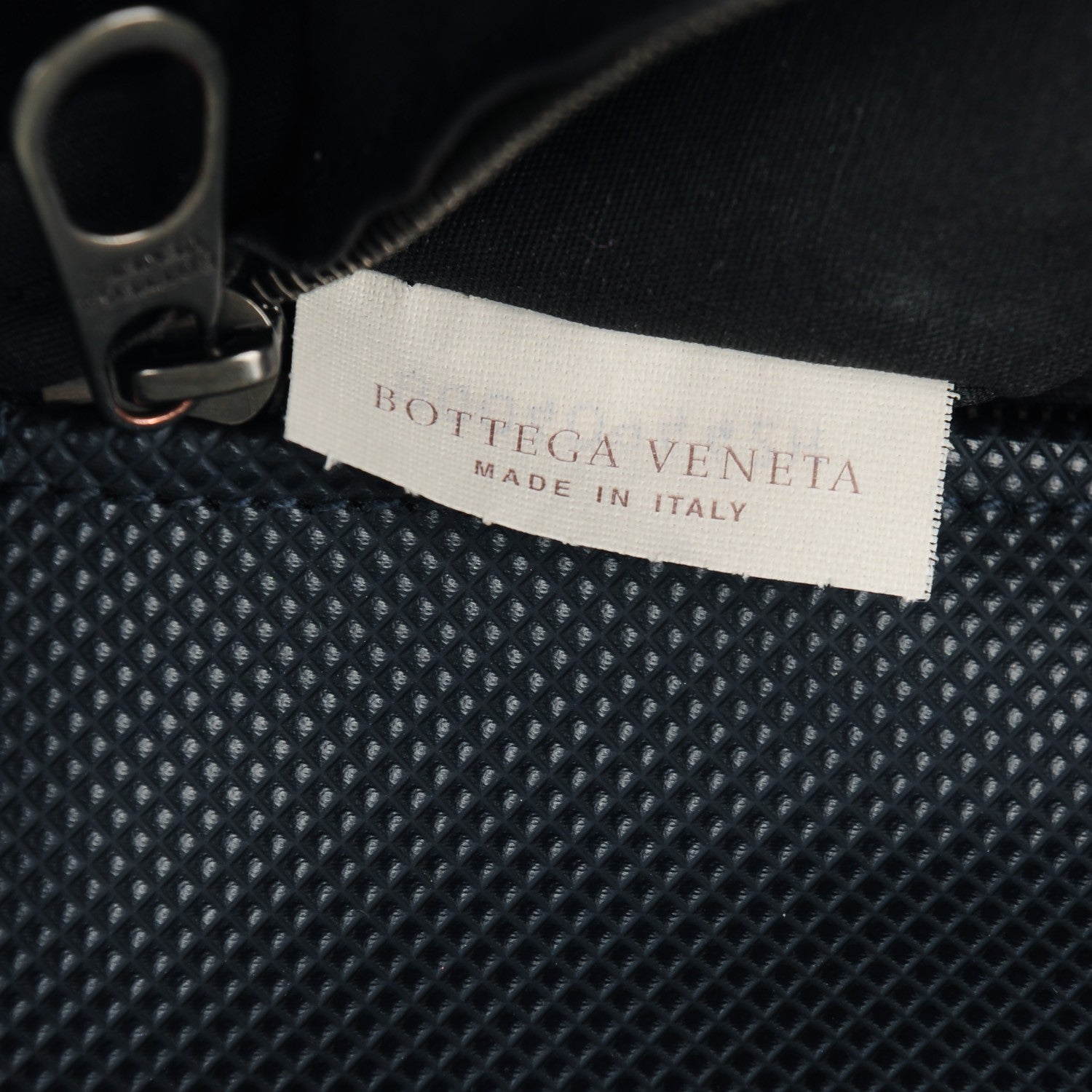 Bottega Veneta Rubberized Canvas Marco Polo Tote Dark Navy 7 of 8