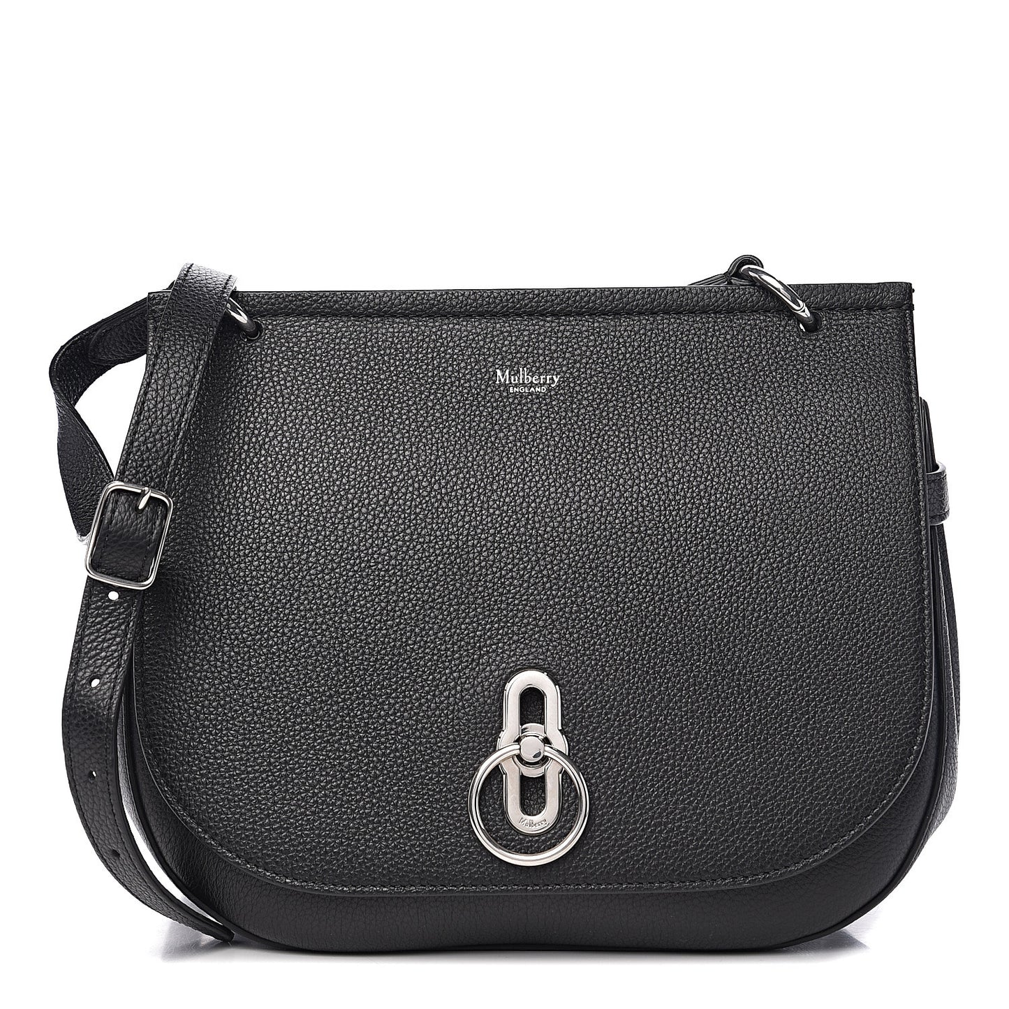 Small Classic Grain Amberley Satchel Black