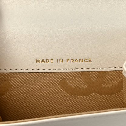 Chanel Caviar Timeless CC Card Holder White 6 of 12