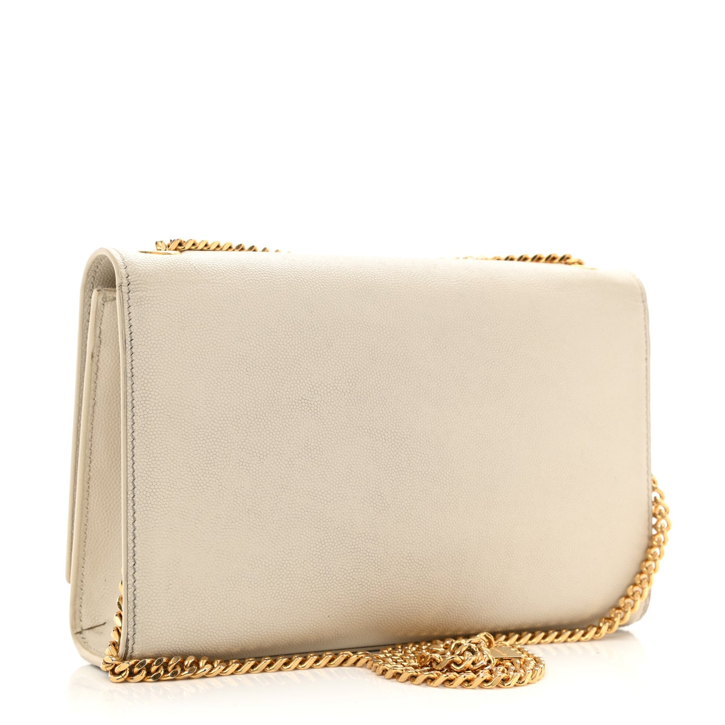 Grain De Poudre Medium Classic Monogram Kate Satchel Crema Soft