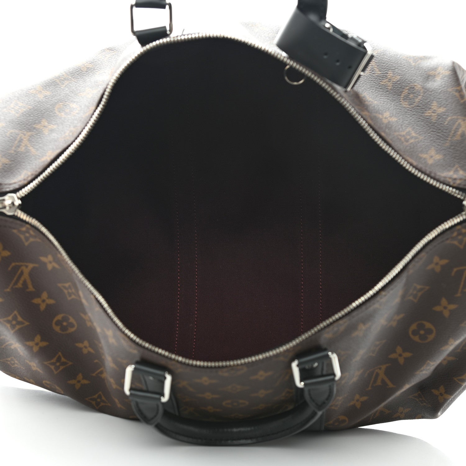 Louis Vuitton Monogram Macassar Keepall Bandouliere 45 5 of 8