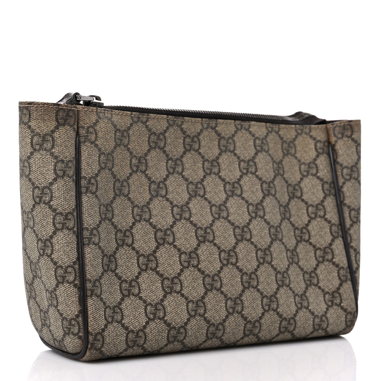 Gucci GG Supreme Monogram Cosmetic Case Brown 3 of 18