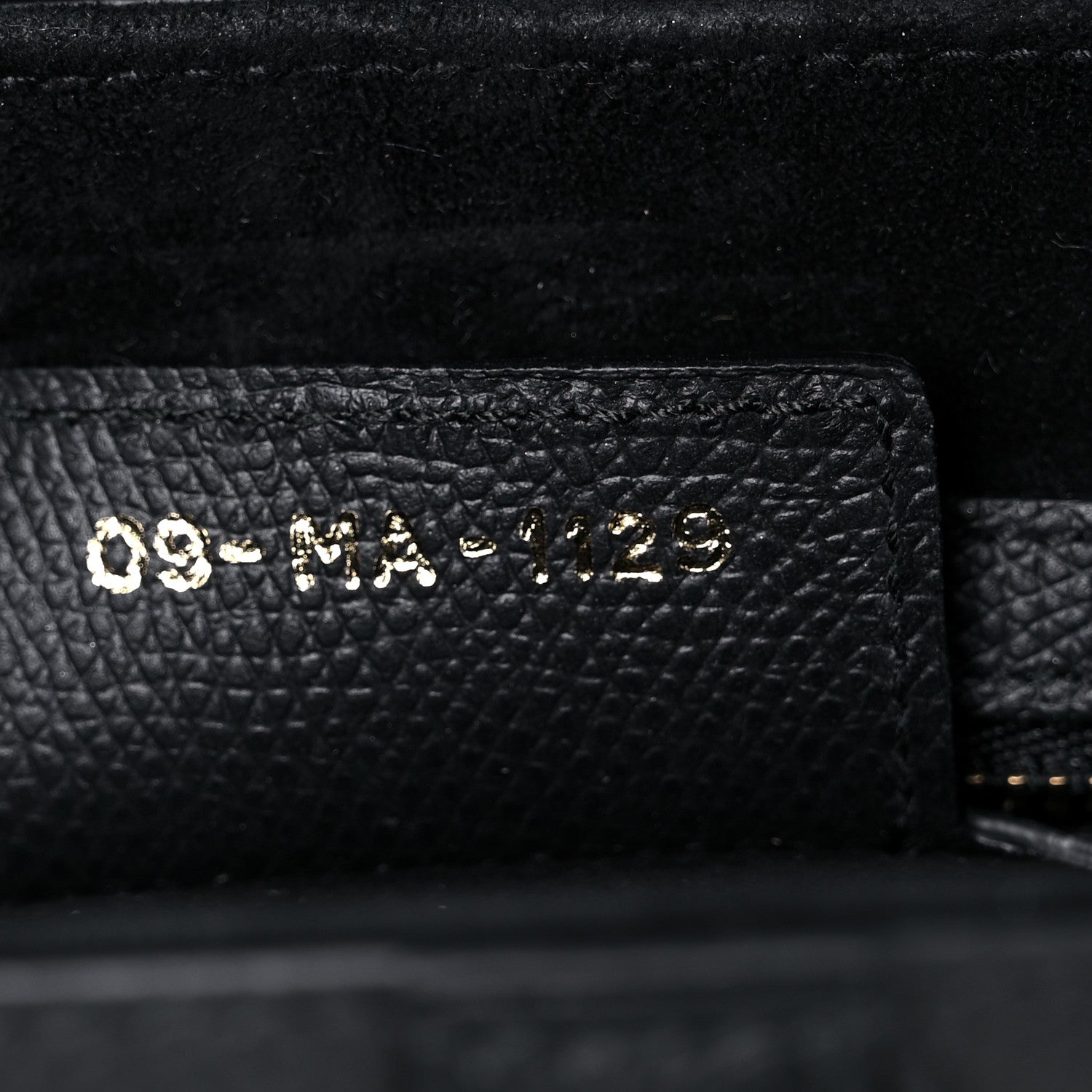 Christian Dior Grained Calfskin Saddle Bag Black 7 of 18