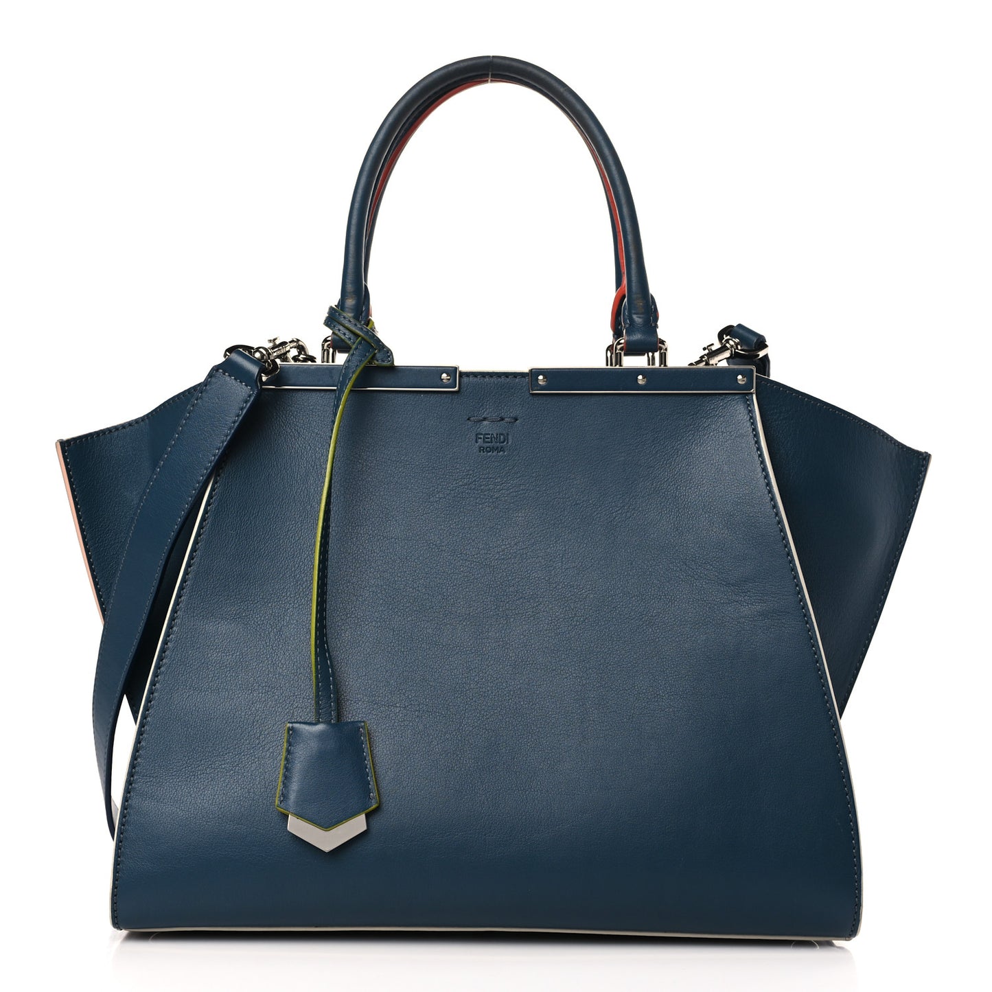 Vitello Dolce Century Petite 3Jours Tote Pavone