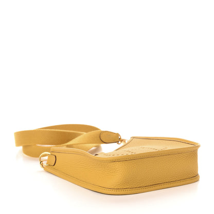 Hermes Taurillon Clemence Evelyne TPM Jaune Ambre 4 of 11