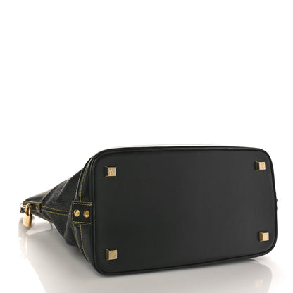 Louis Vuitton Suhali Lockit MM Black 4 of 10
