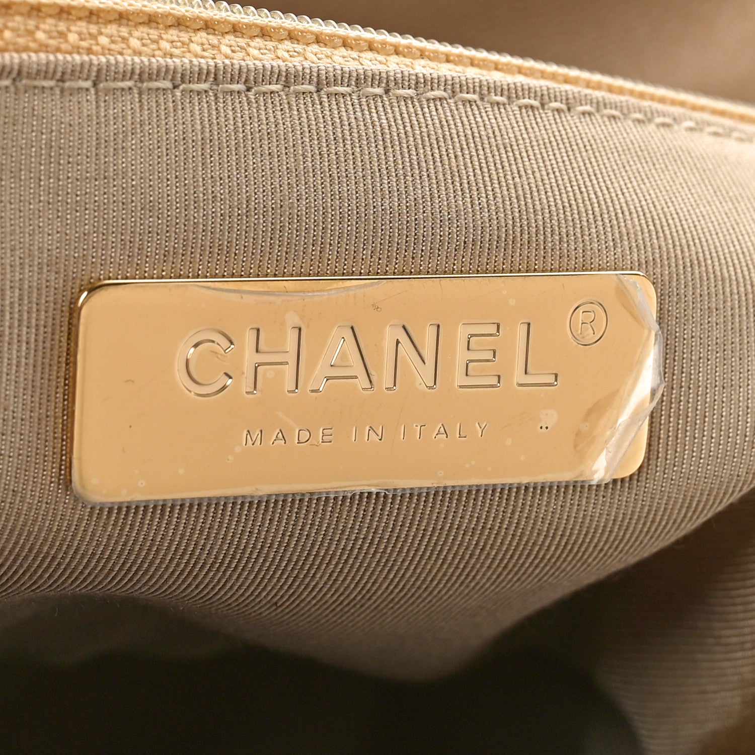 Chanel Lambskin Quilted Medium Chanel 19 Flap Dark Beige 6 of 9