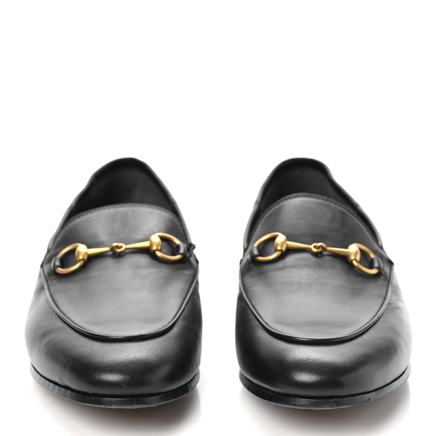 Lambskin Womens Brixton Horsebit Loafers 39 Black
