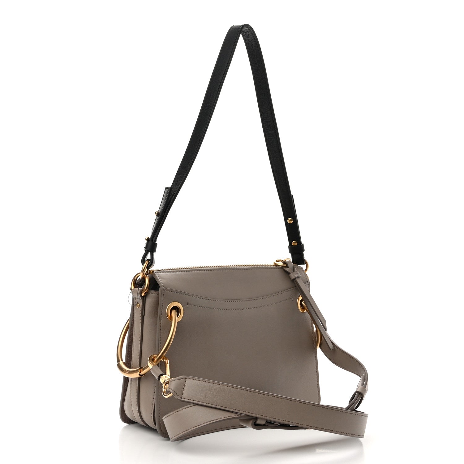 Chloe Calfskin Suede Small Roy Bag Motty Grey 3 of 15