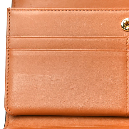 MCM Visetos Large Trifold Flap Wallet Cognac 19 of 23