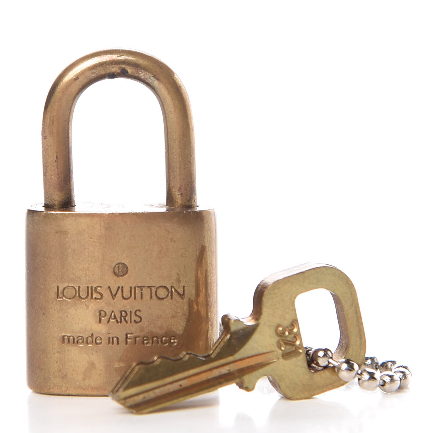 Louis Vuitton Brass Lock and Key Set #321 1 of 2