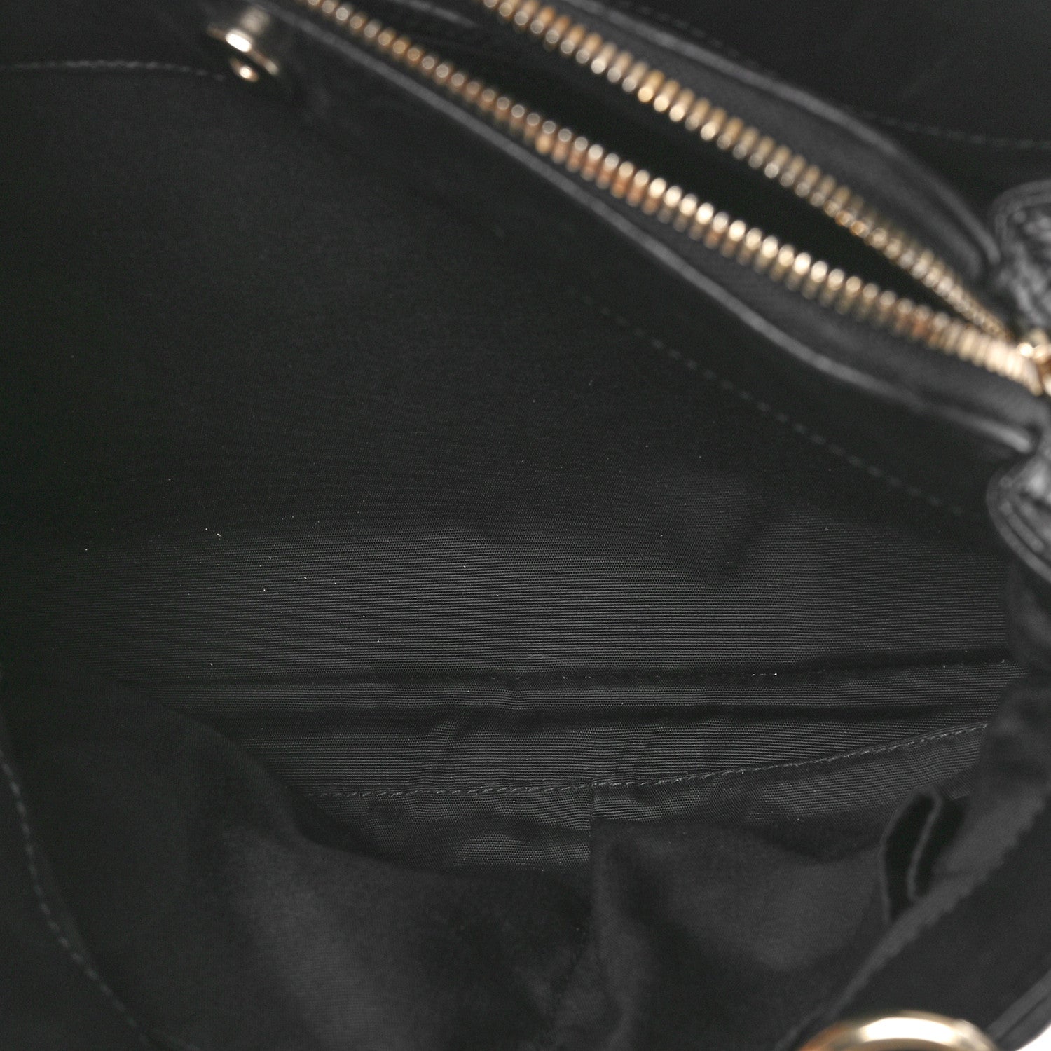 Christian Dior Lambskin Cannage Small Dior Soft Zipped Shopping Tote Black 5 of 12