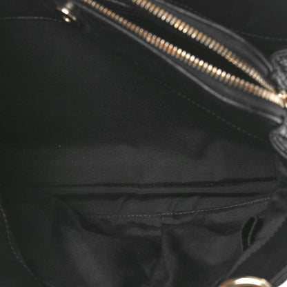 Christian Dior Lambskin Cannage Small Dior Soft Zipped Shopping Tote Black 5 of 12