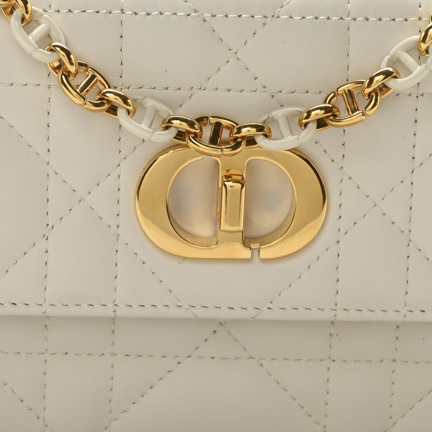 Christian Dior Lambskin Macrocannage Mini Miss Caro Bag Latte 9 of 11