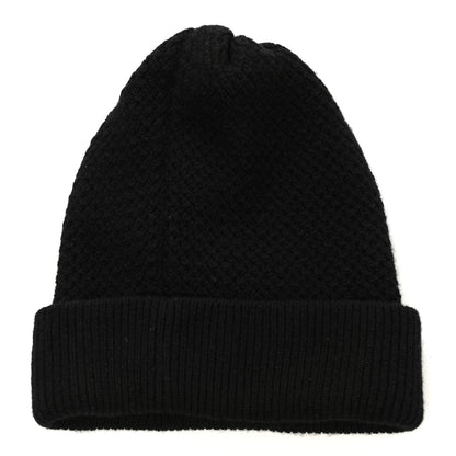 Chanel Cashmere CC Logo Beanie Hat Black 3 of 4