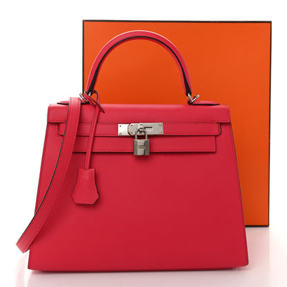 Hermes Epsom Kelly Sellier 28 Rose Extreme 13 of 13