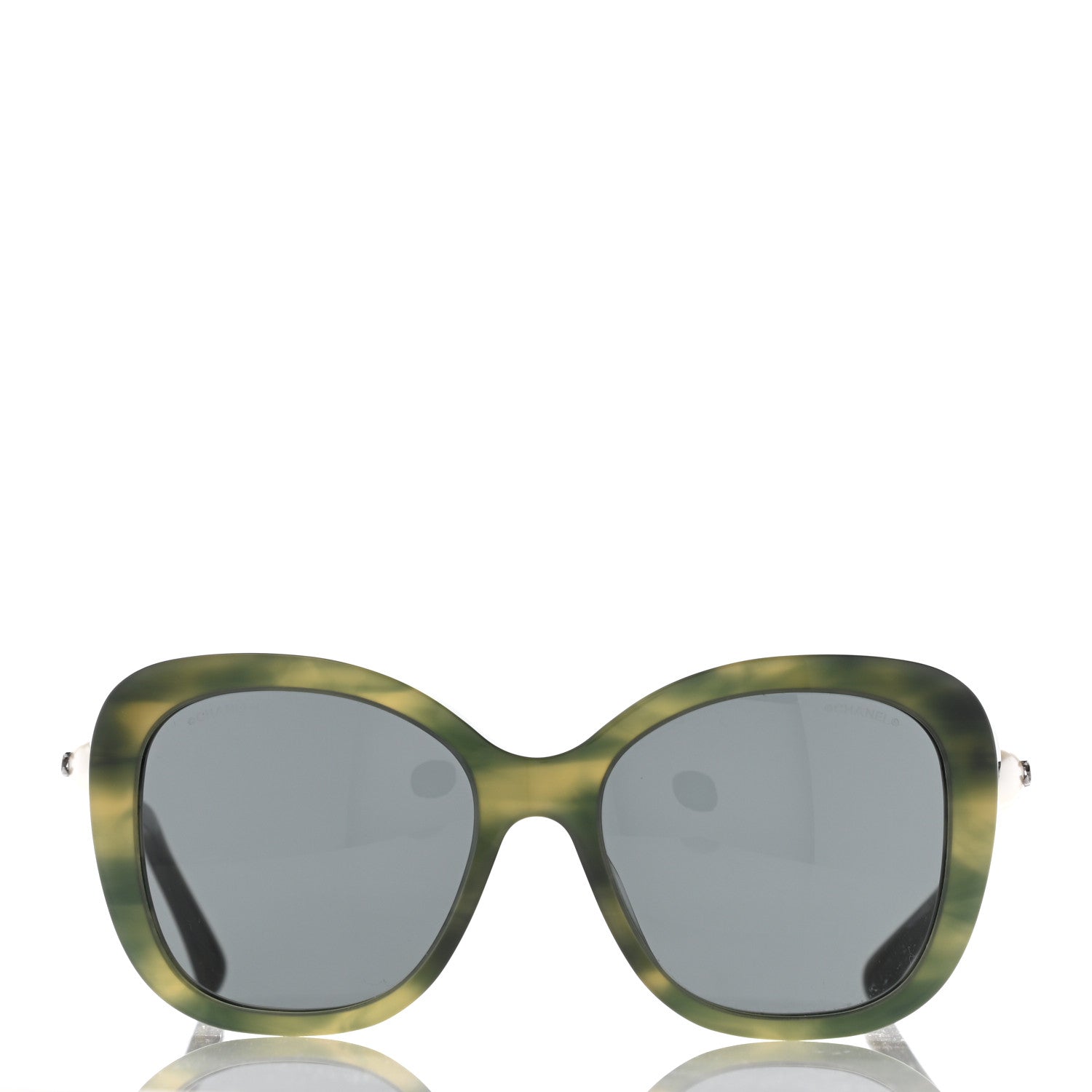 Chanel Pearl Sunglasses 5338-H-A Green 2 of 7