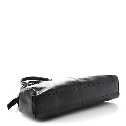 Gucci Calfskin Medium Re(Belle) Top Handle Bag Black 5 of 11