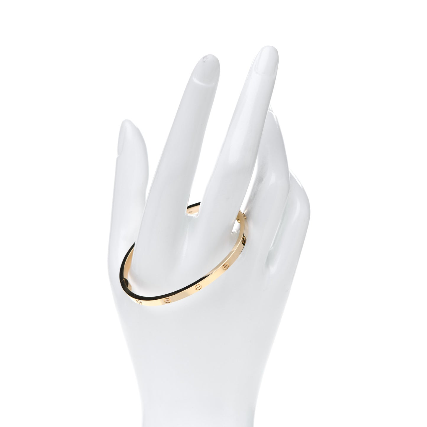 18K Yellow Gold Small LOVE Bracelet 16