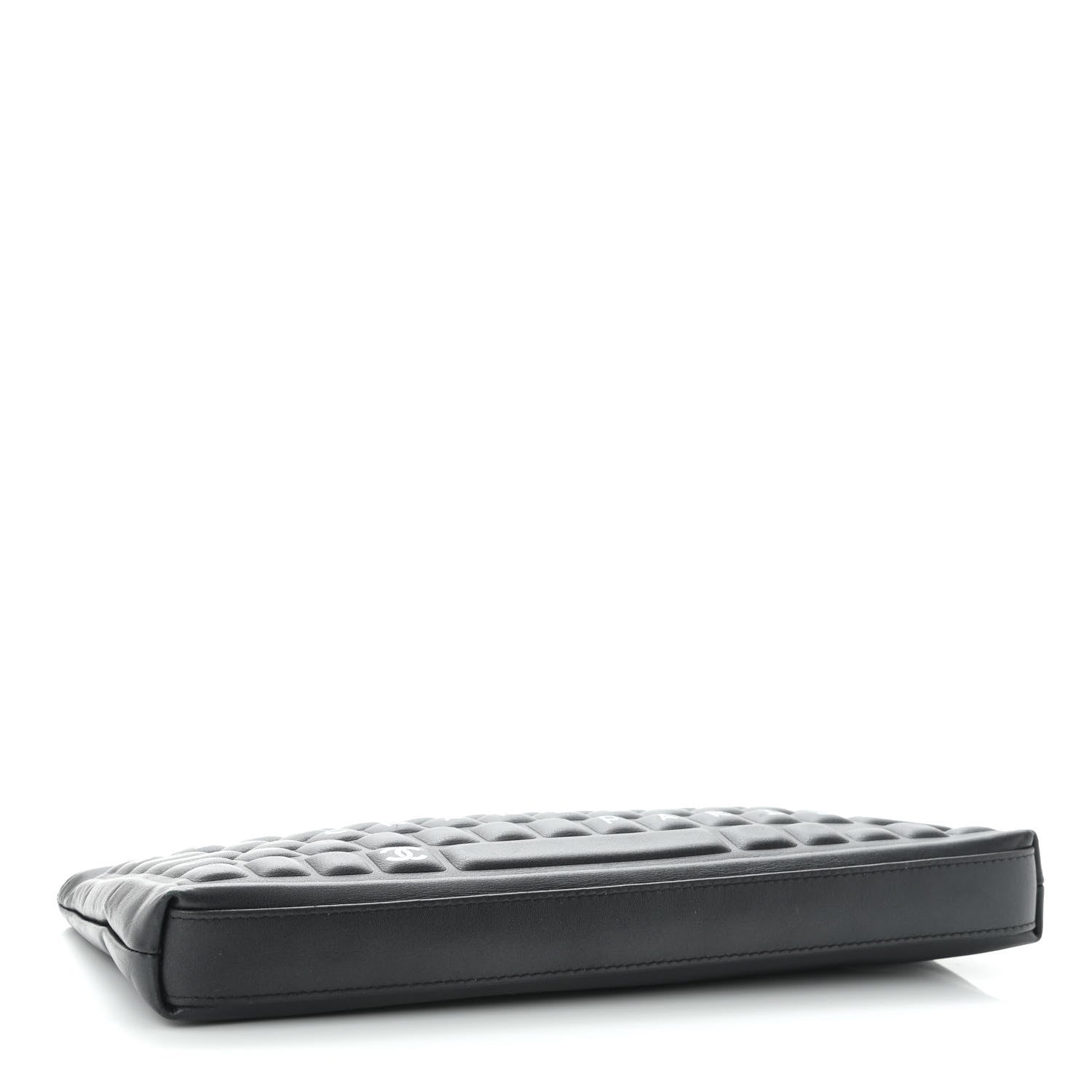 Chanel Metallic Calfskin Keyboard Pouch Black 4 of 10