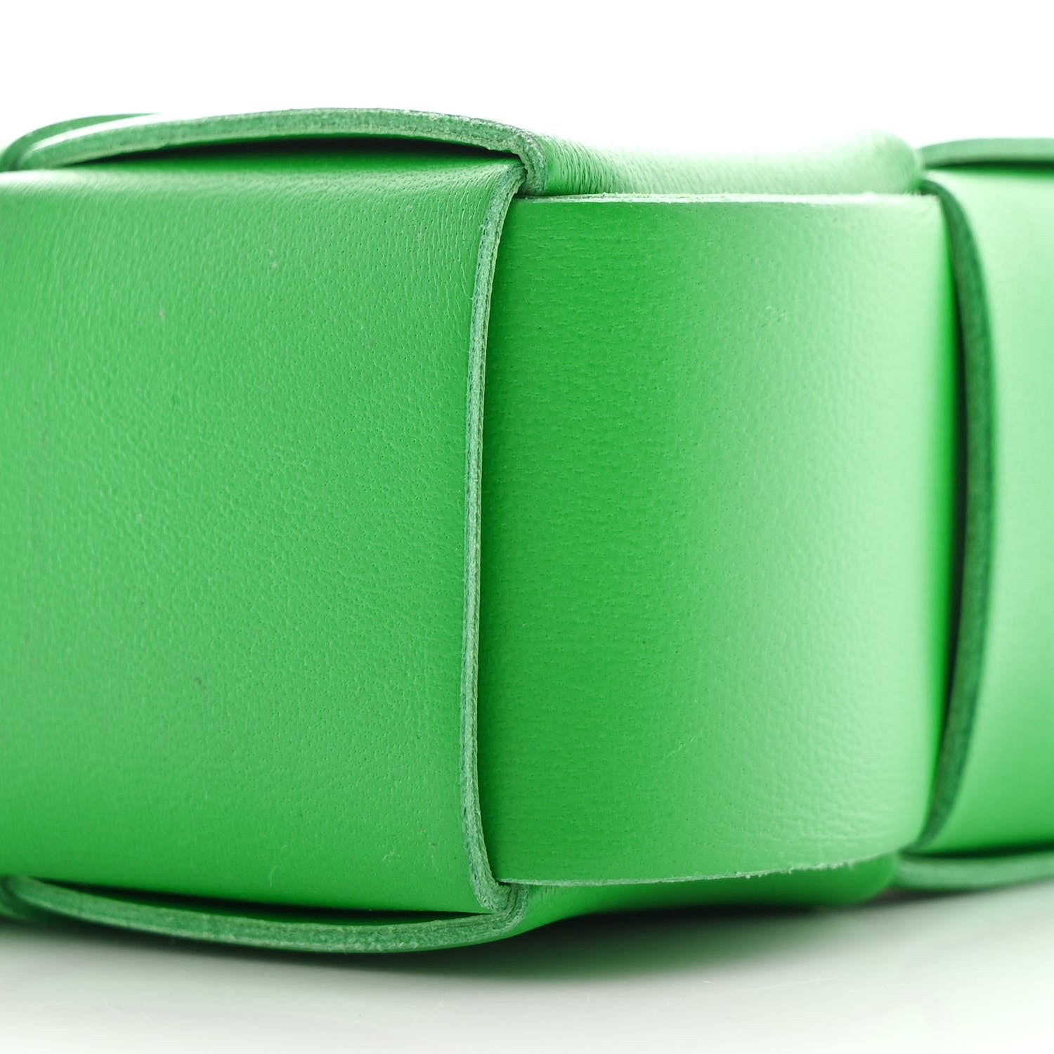 Bottega Veneta Calfskin Maxi Intrecciato Cassette Pouch On Strap Parakeet 10 of 10