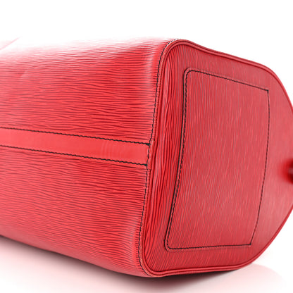 Louis Vuitton Epi Speedy 40 Castillan Red 10 of 15