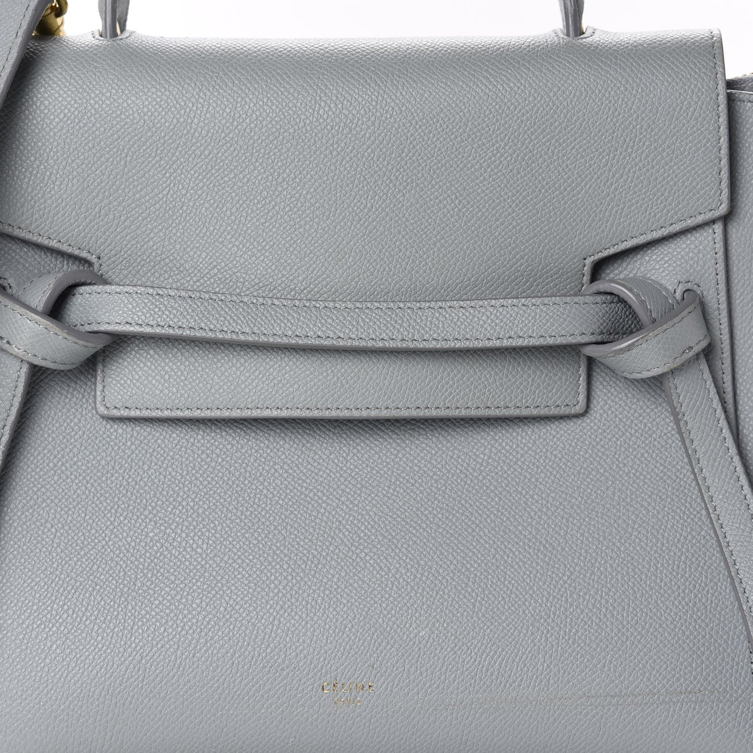 Celine Grained Calfskin Micro Belt Bag Cloud 12 of 12