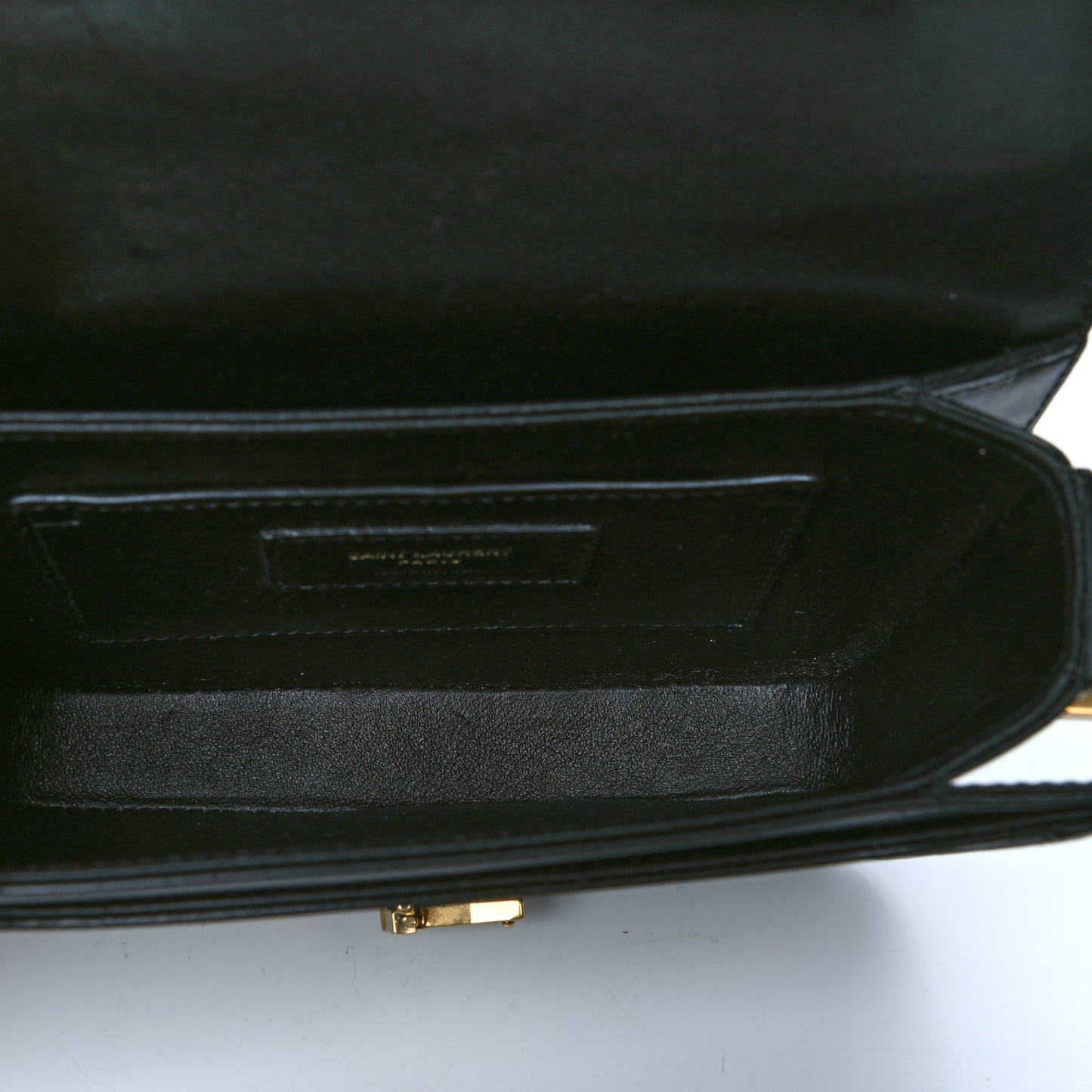 Smooth Calfskin Small Solferino Satchel Black