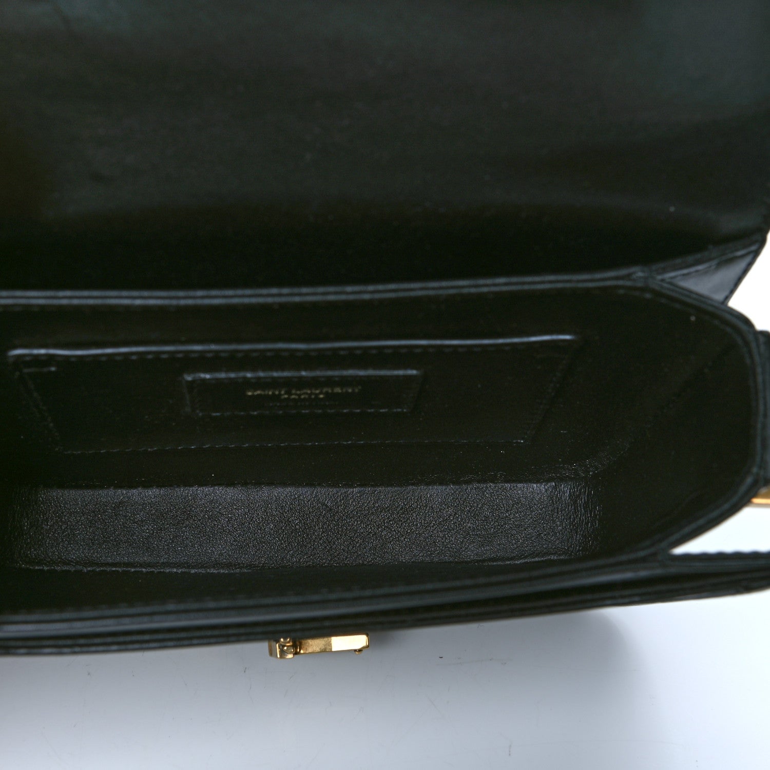 Saint Laurent Smooth Calfskin Small Solferino Satchel Black 4 of 4