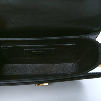 Saint Laurent Smooth Calfskin Small Solferino Satchel Black 4 of 4