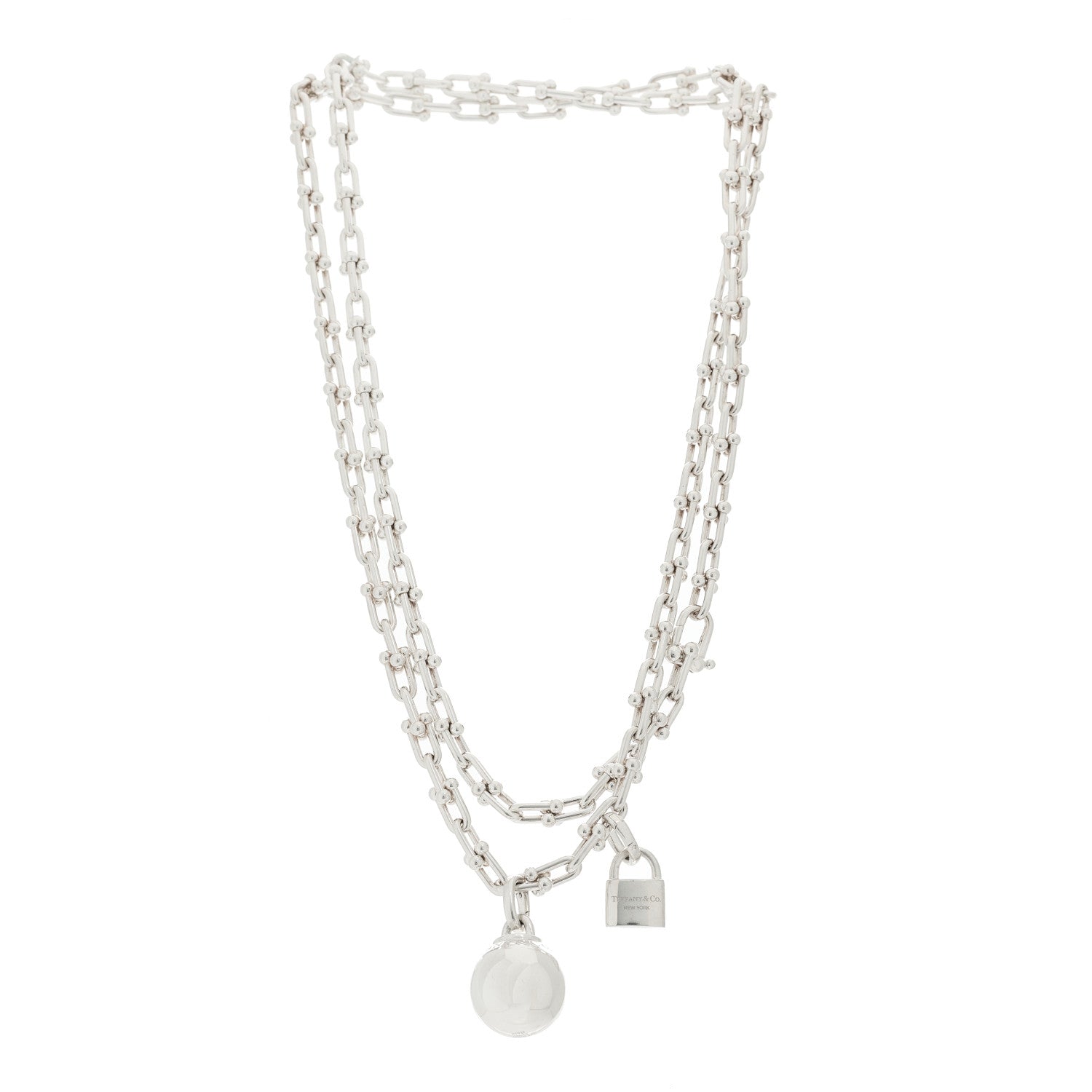 Tiffany Sterling Silver HardWear Wrap Necklace 3 of 7